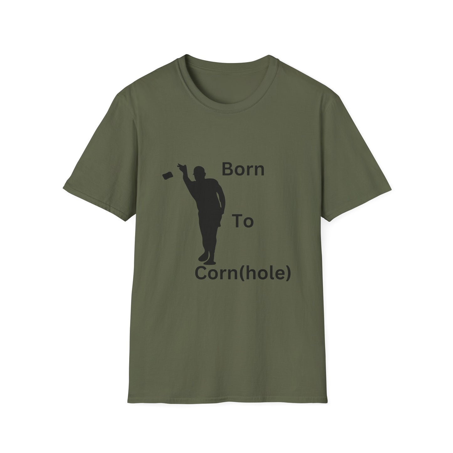 Funny born to cornhole Unisex Cornhole Shirt