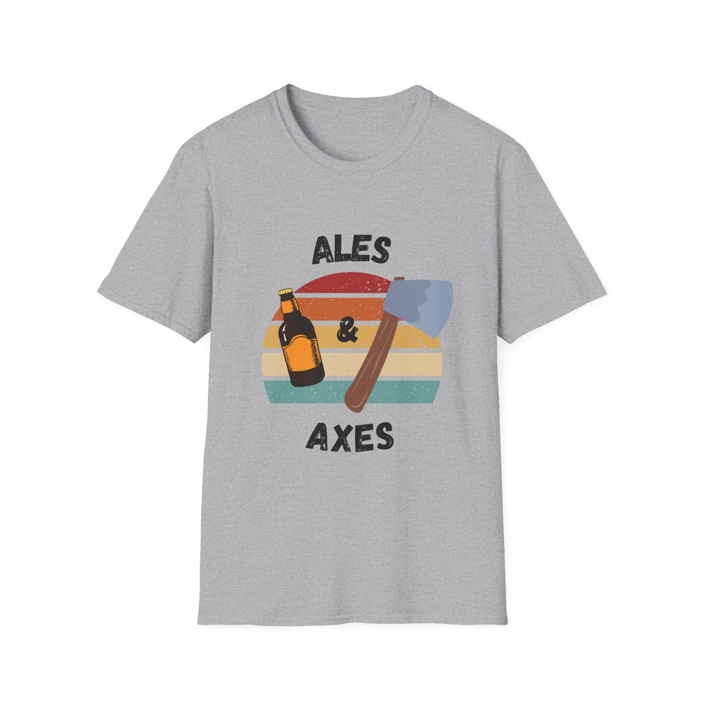 Funny ales & axes Unisex Axe throwing Shirt