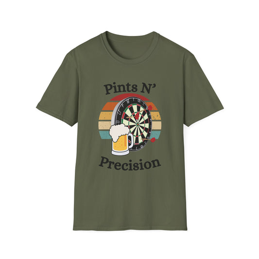 Funny print n' precision Unisex Darts Shirt