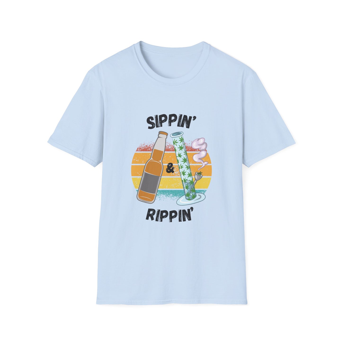 Funny sippin & rippin Unisex Shirt