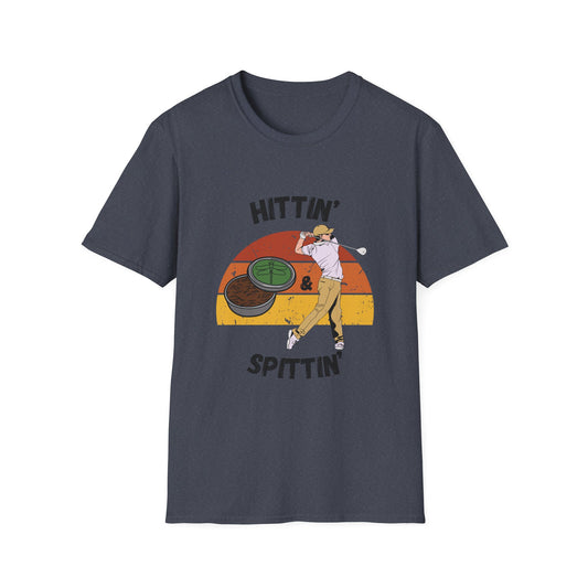 Funny hittin & spittin Unisex Golf Shirt