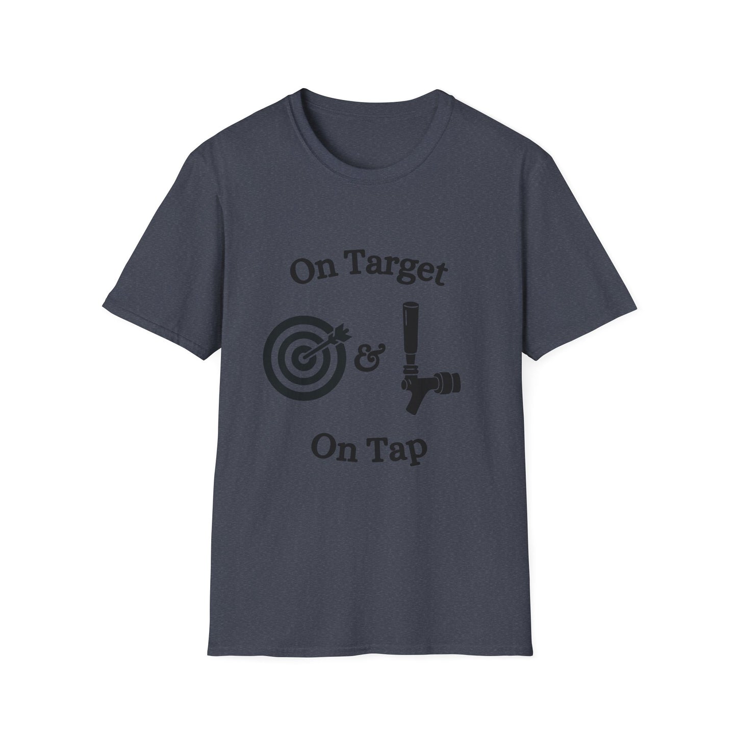 Funny on target & on tap Unisex Darts Shirt