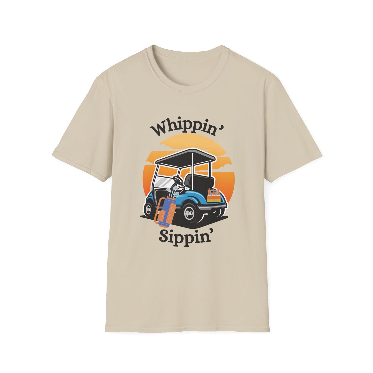 Funny whippin & sippin Unisex Golf Shirt