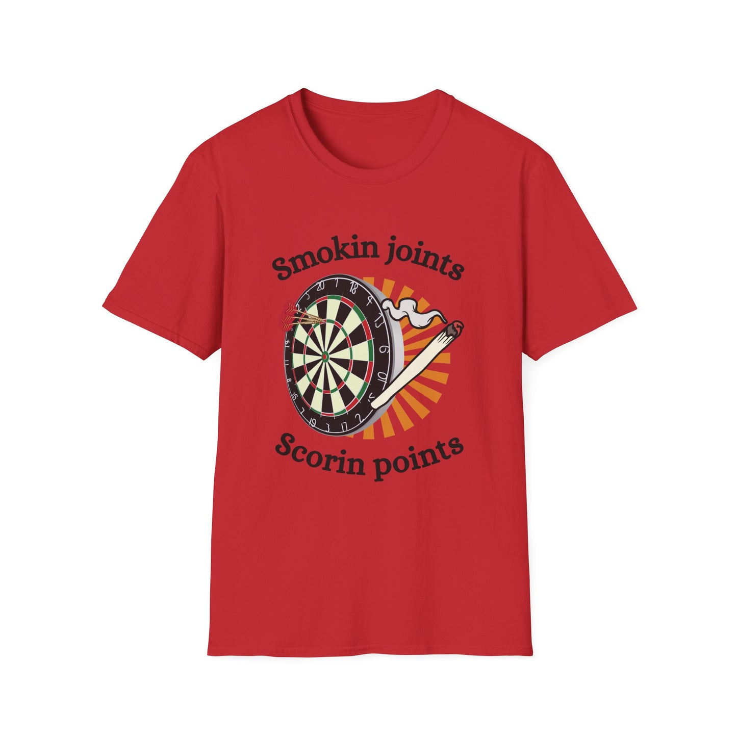 Funny smokin joints scorin points Unisex Darts Shirt