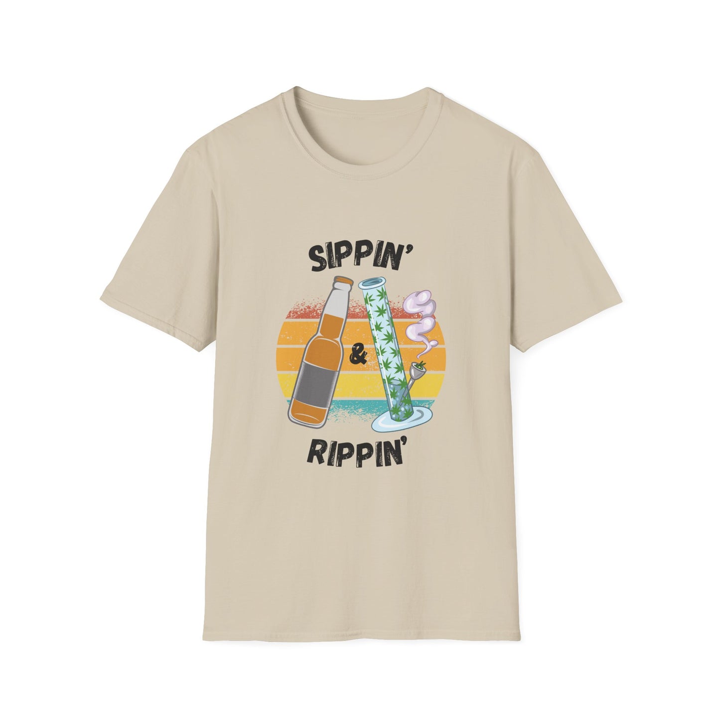 Funny sippin & rippin Unisex Shirt