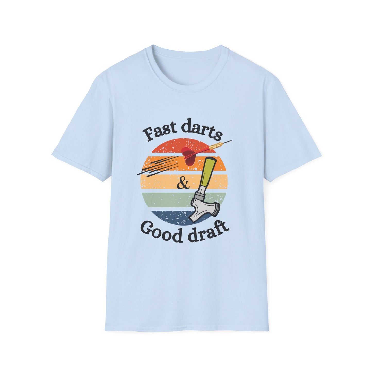 Funny fast darts good draft Unisex Darts Shirt