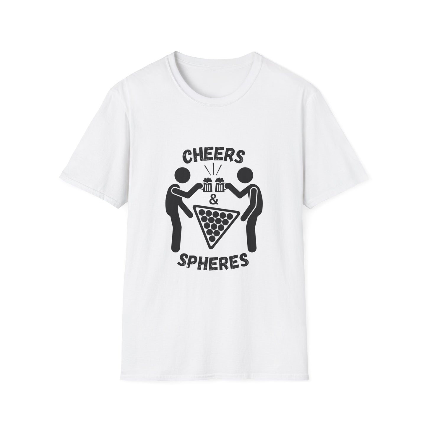 Funny cheers & spheres Unisex Billiards Shirt