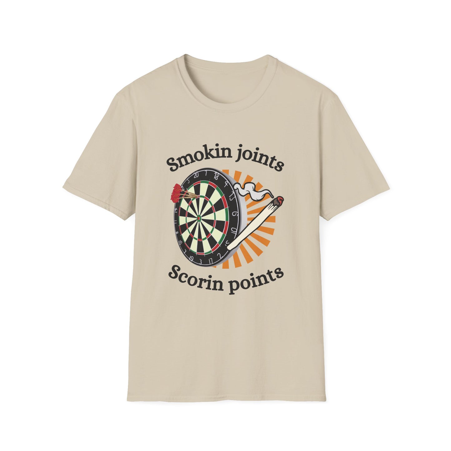 Funny smokin joints scorin points Unisex Darts Shirt
