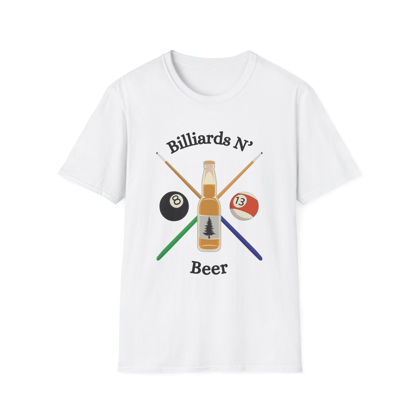 Funny billiards n beer Unisex Billiards Shirt