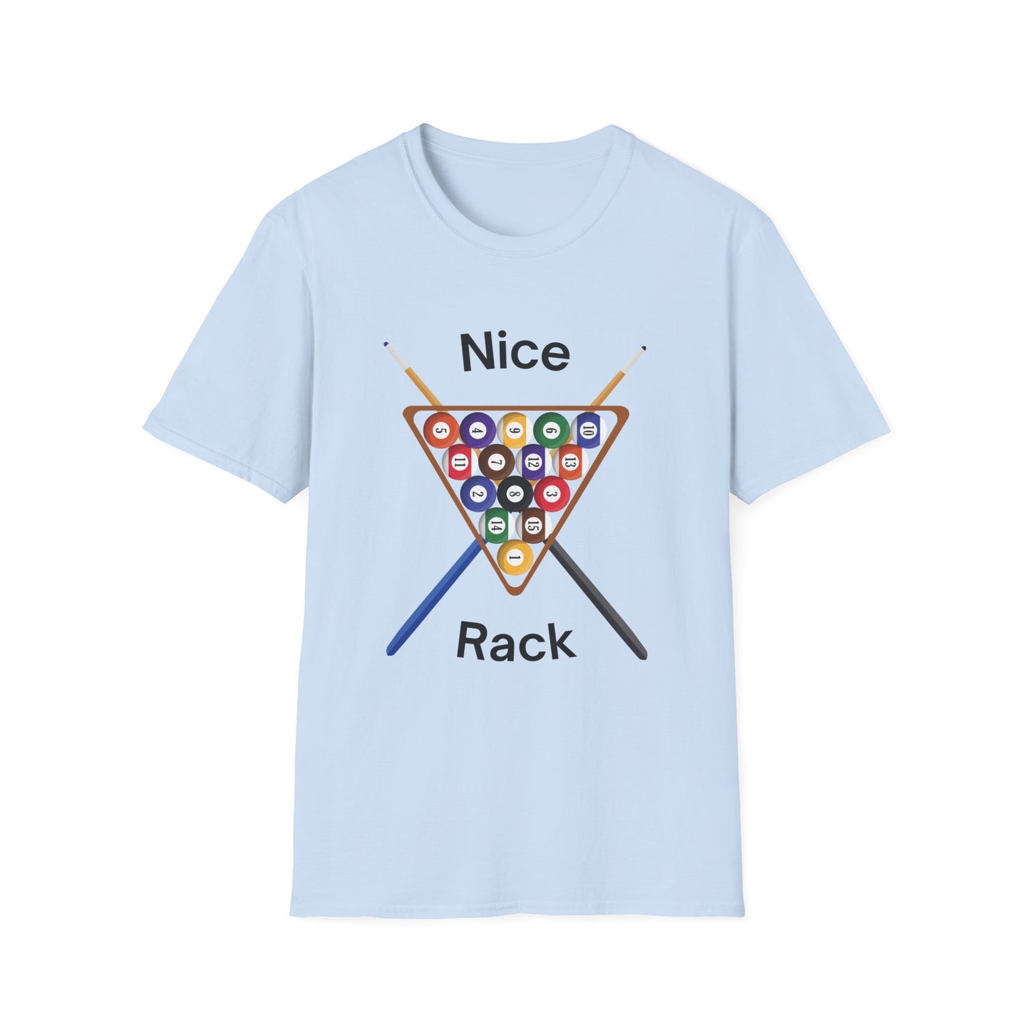 Funny nice rack Unisex Billiards Shirt
