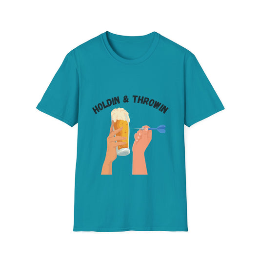 Funny holdin & throwin Unisex Darts Shirt