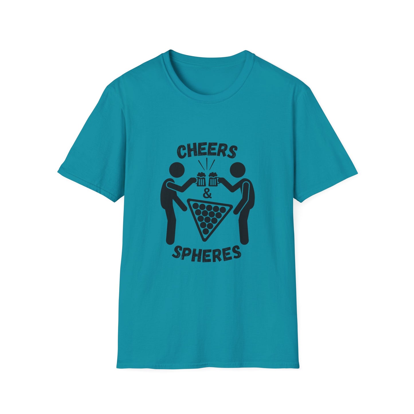 Funny cheers & spheres Unisex Billiards Shirt