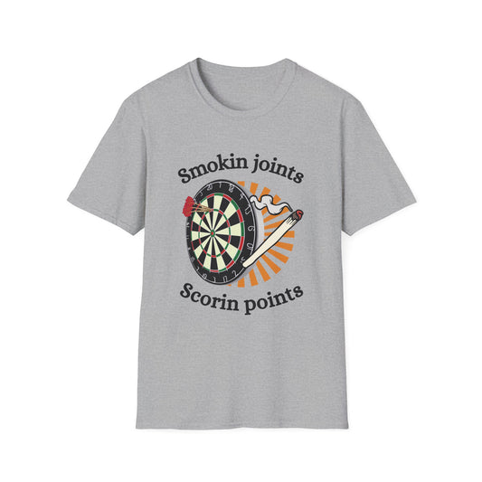 Funny smokin joints scorin points Unisex Darts Shirt