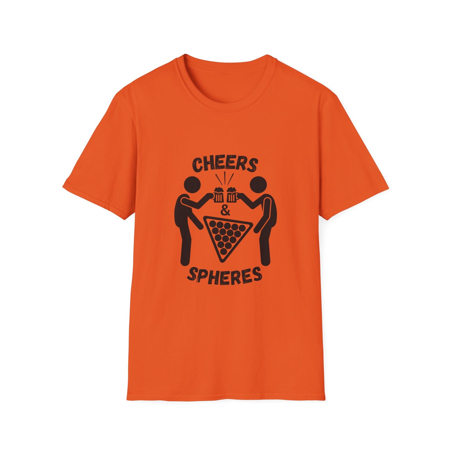 Funny cheers & spheres Unisex Billiards Shirt