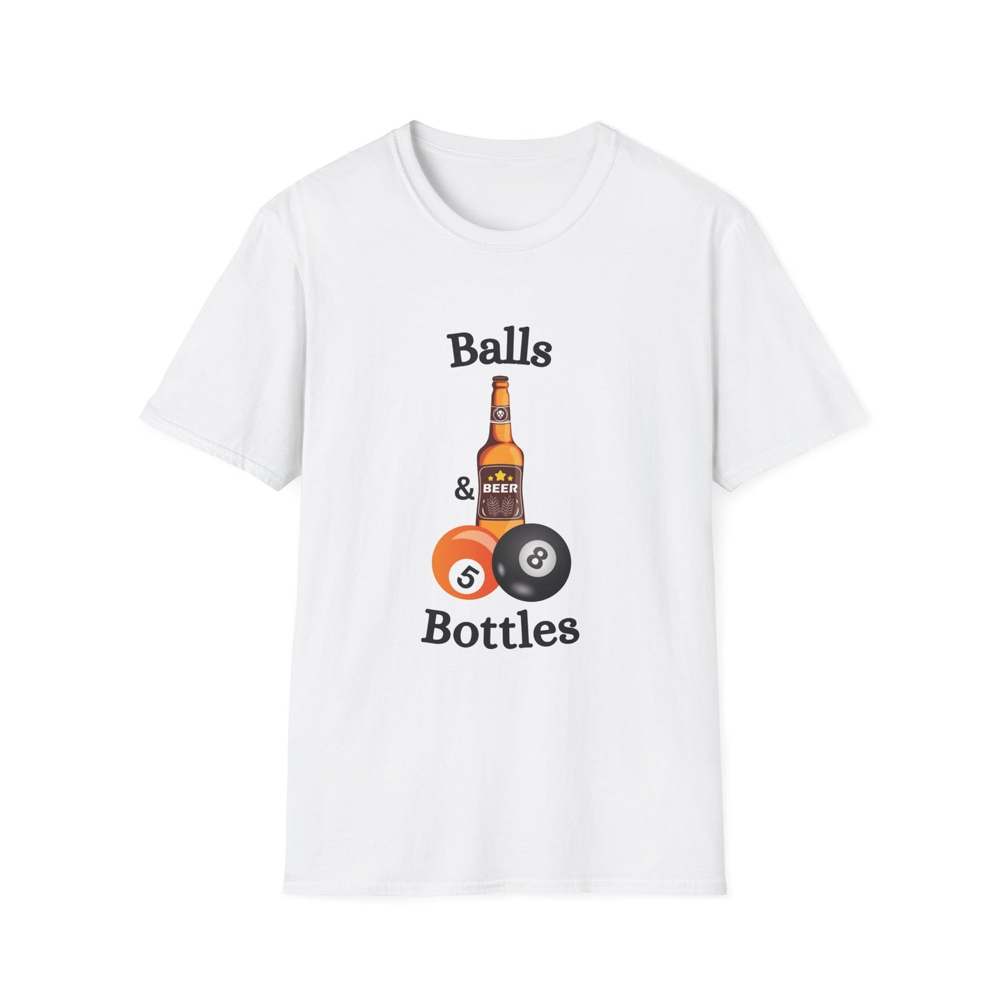Funny balls & bottles Unisex Billiards Shirt