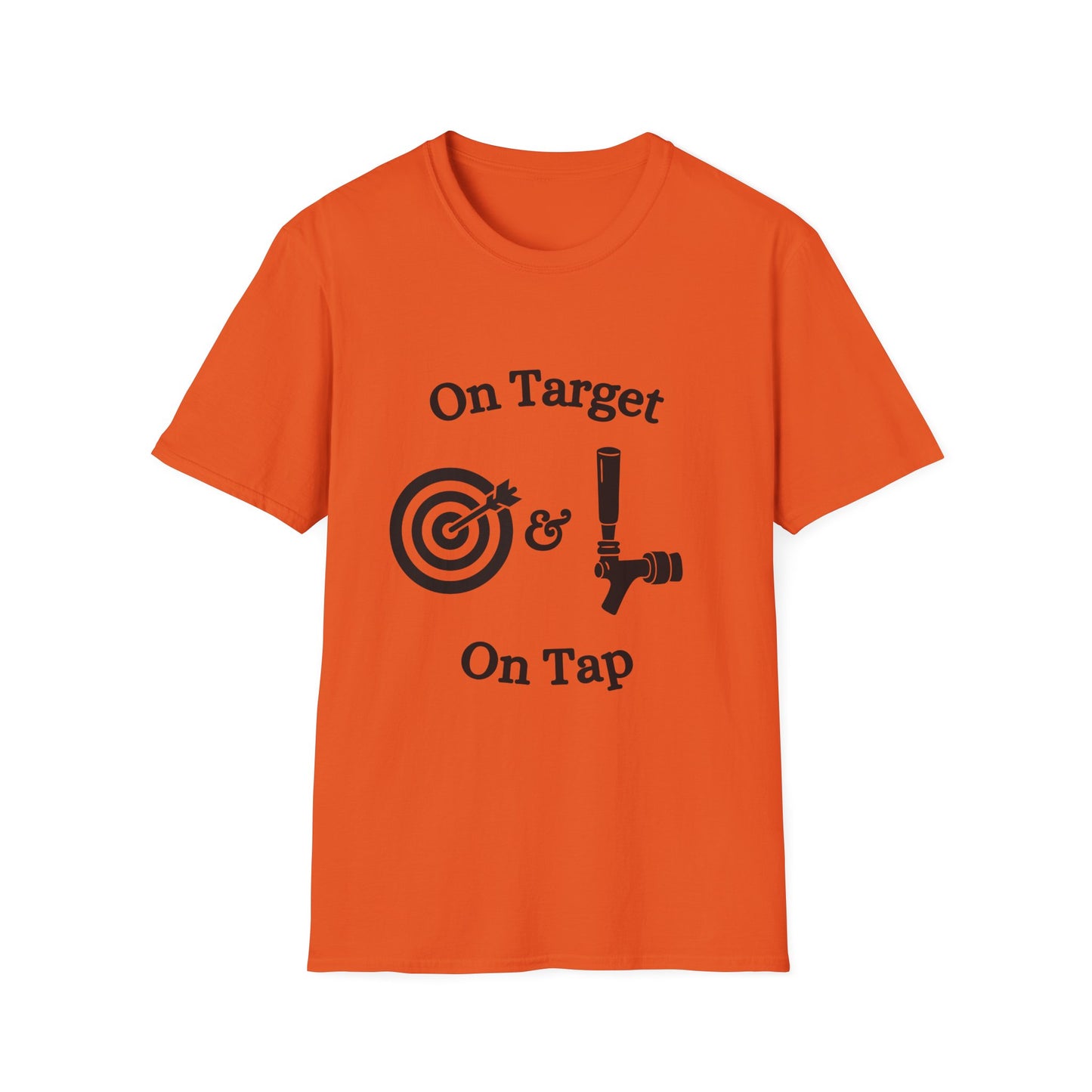 Funny on target & on tap Unisex Darts Shirt