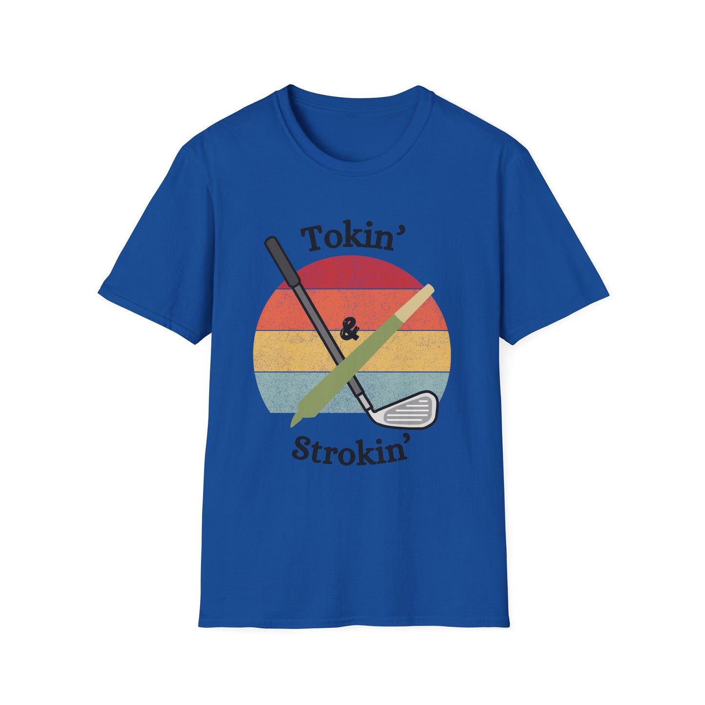 Funny tokin & strokin Unisex Golf Shirt