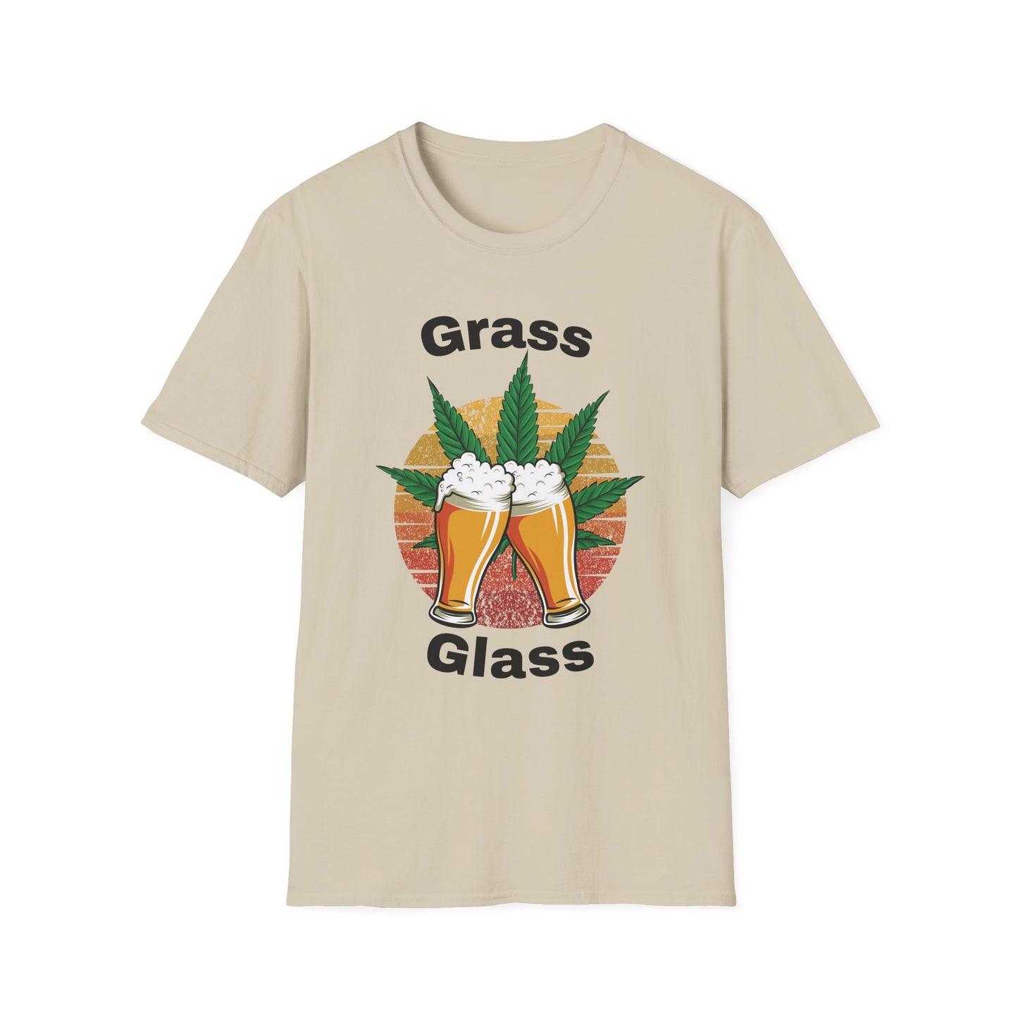 Funny glass & grass Unisex Shirt