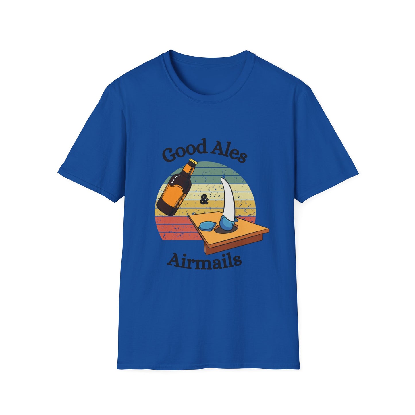 Funny good ales and airmails Unisex Cornhole Shirt