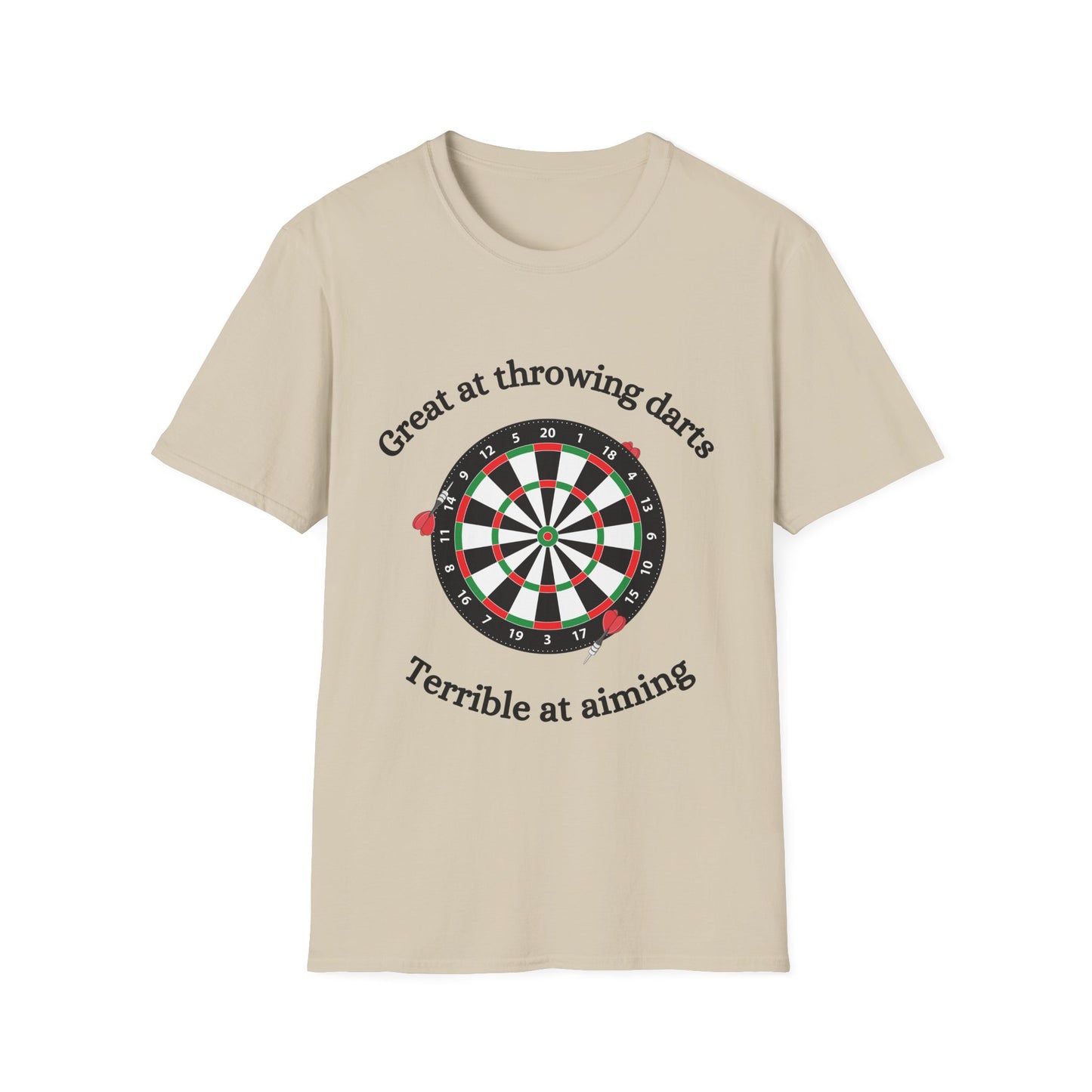 Funny great at throwing darts Unisex Darts Shirt