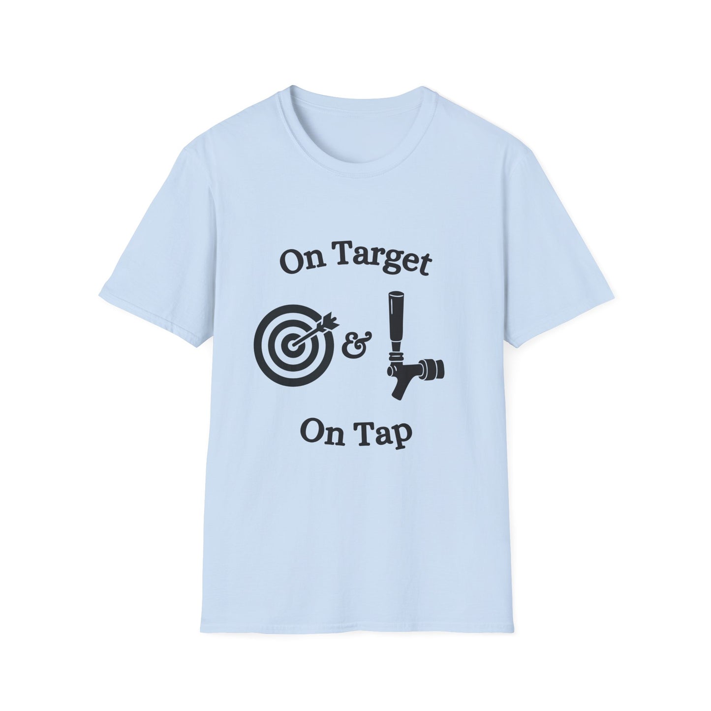 Funny on target & on tap Unisex Darts Shirt