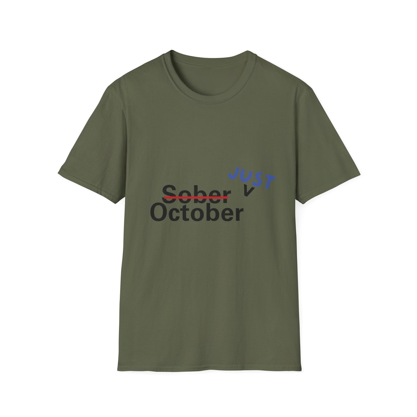 Funny sober just october Unisex Shirt