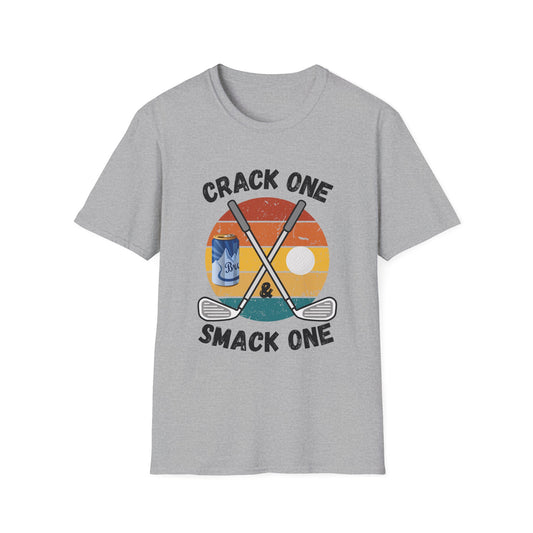 Funny crack on smack one Unisex Golf Shirt