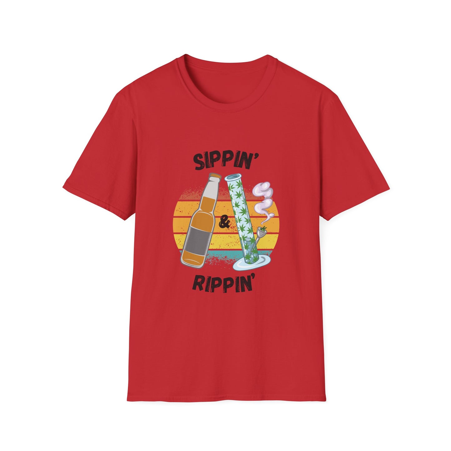 Funny sippin & rippin Unisex Shirt