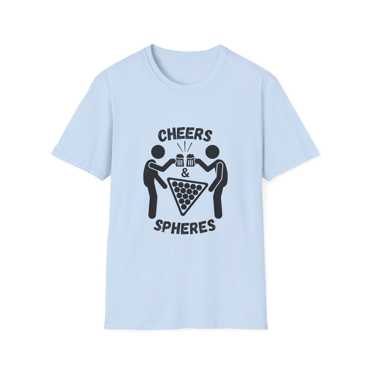 Funny cheers & spheres Unisex Billiards Shirt