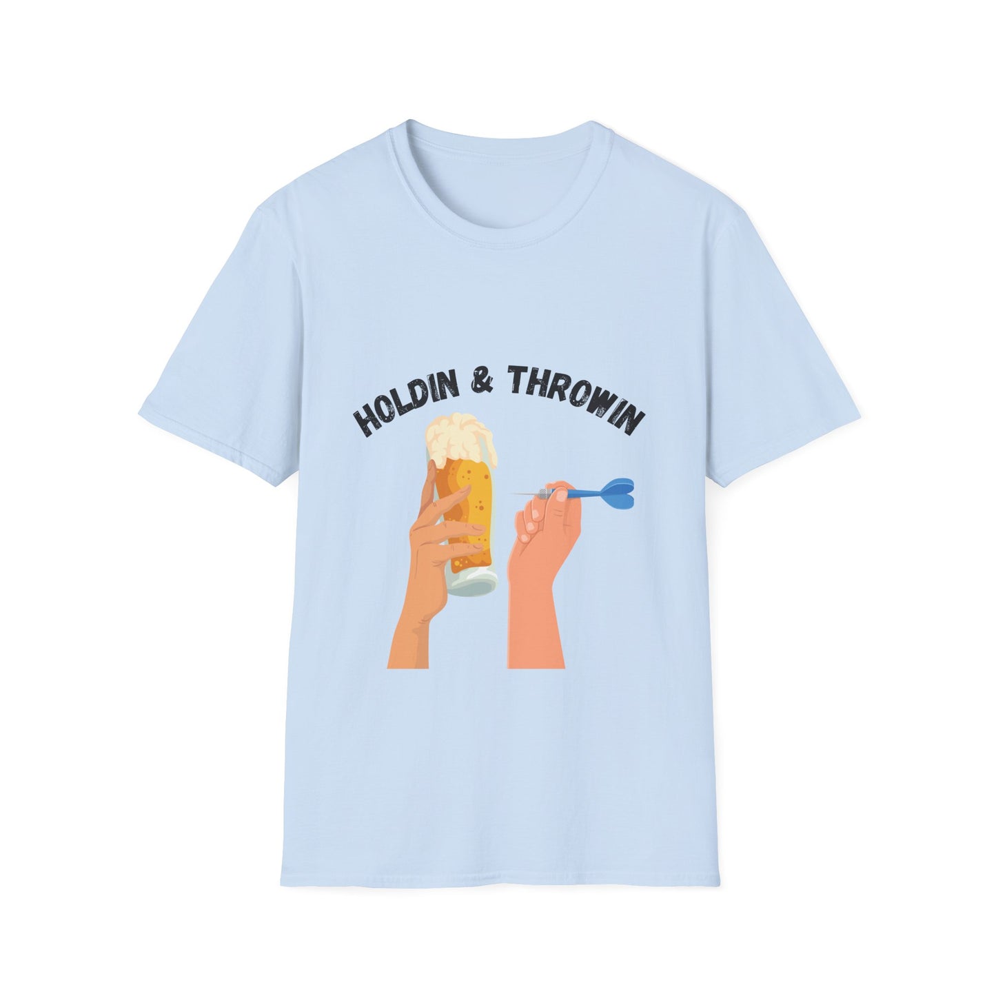 Funny holdin & throwin Unisex Darts Shirt