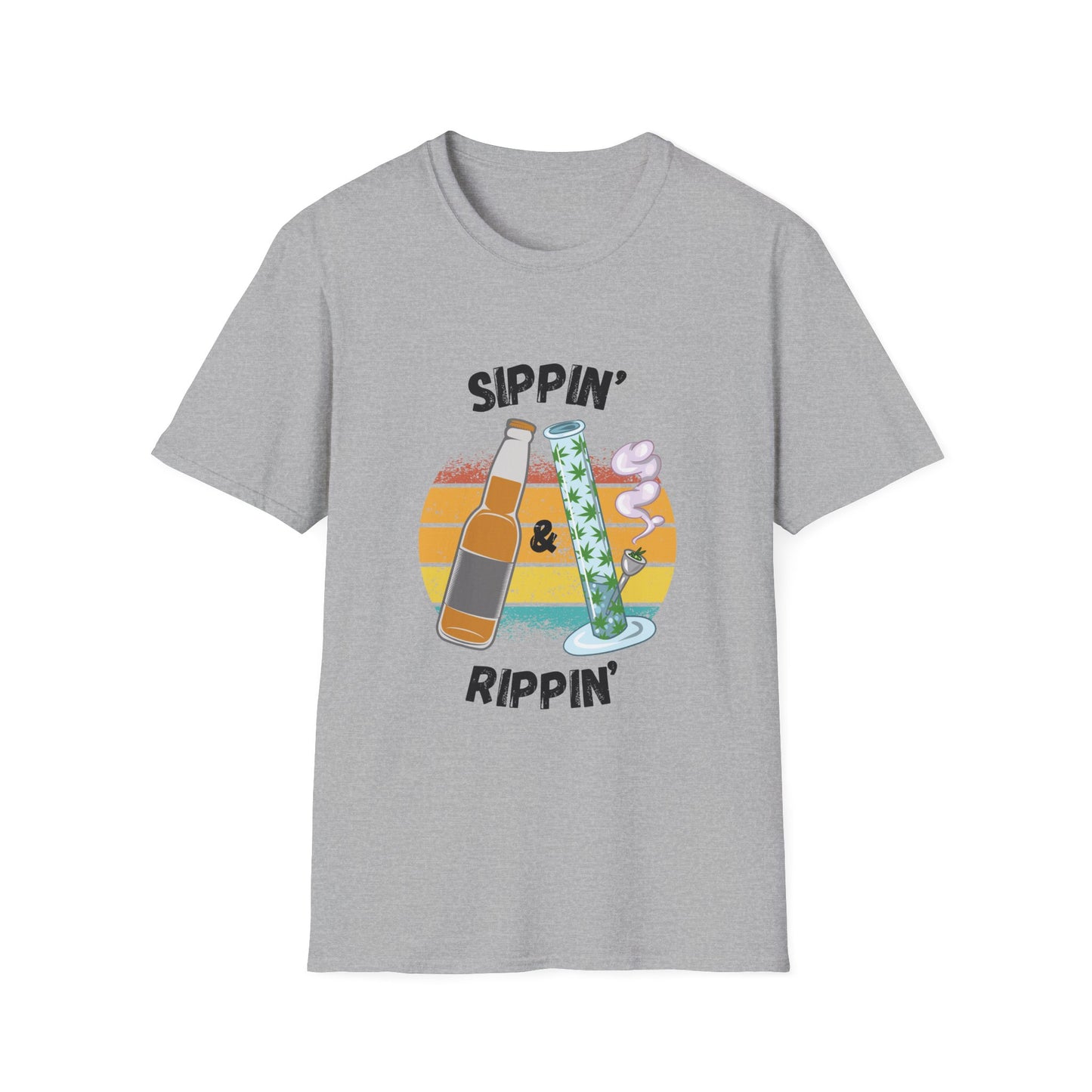 Funny sippin & rippin Unisex Shirt