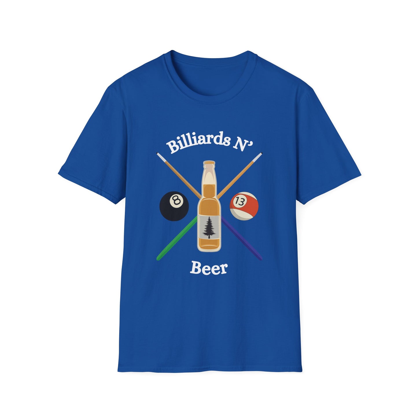 Funny billiards n beer Unisex Billiards Shirt