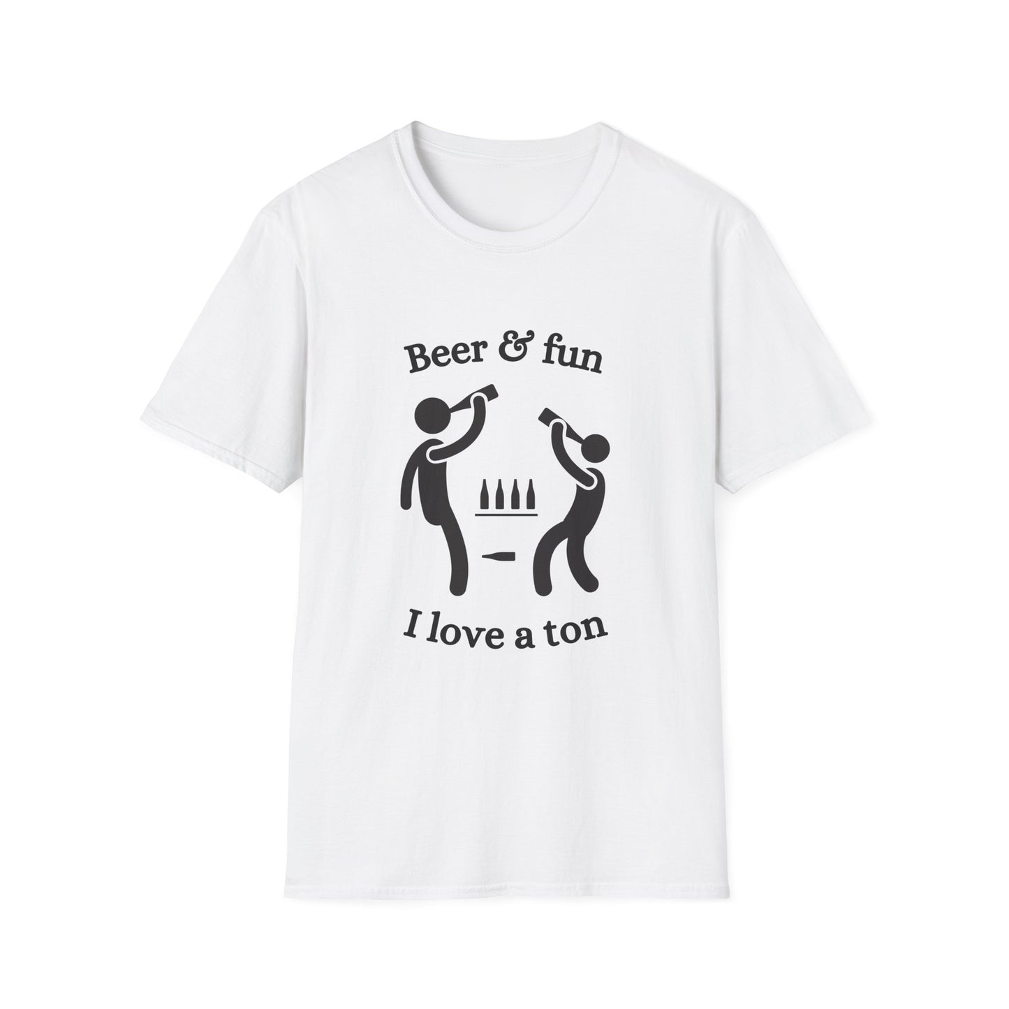 Funny beer & fun I love a ton Unisex Shirt
