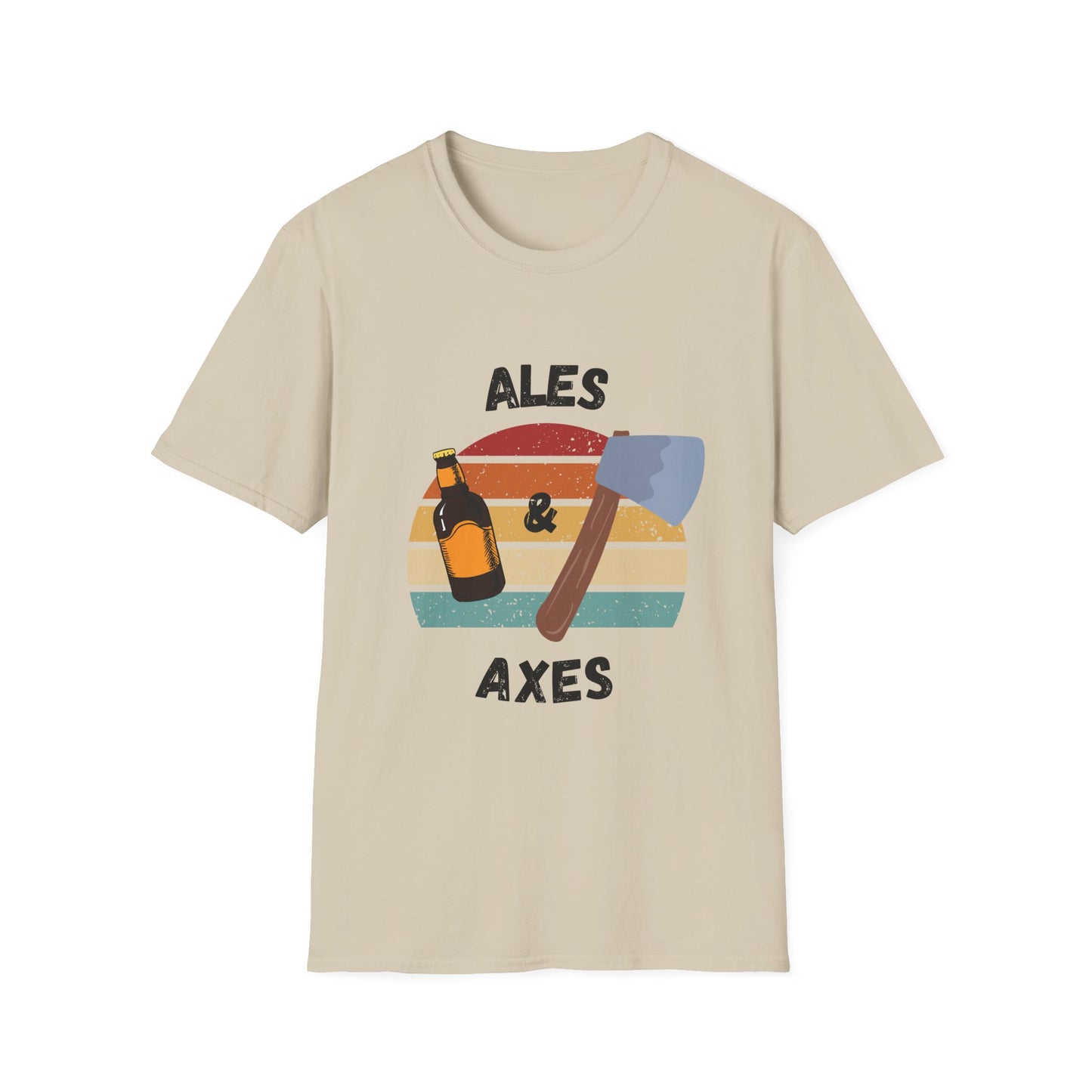 Funny ales & axes Unisex Axe throwing Shirt