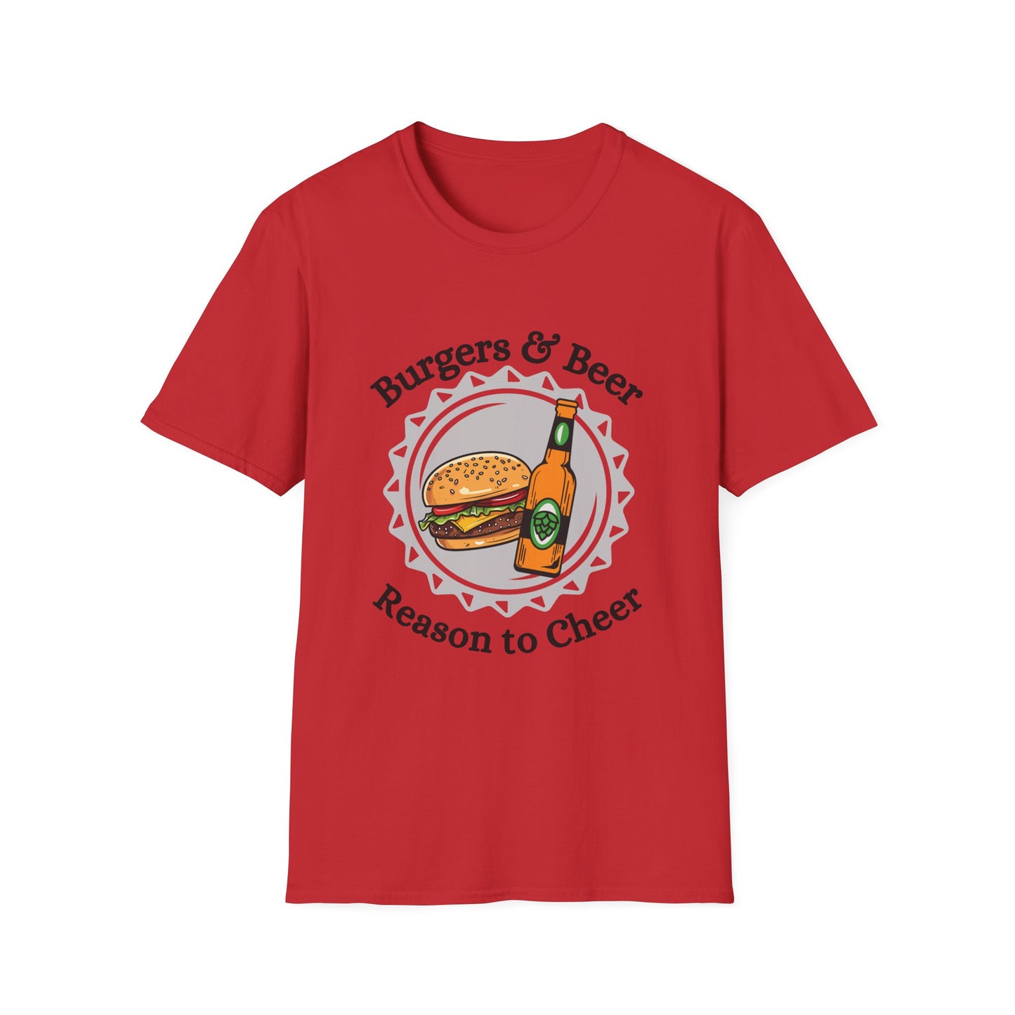 Funny burgers & beer Unisex Shirt