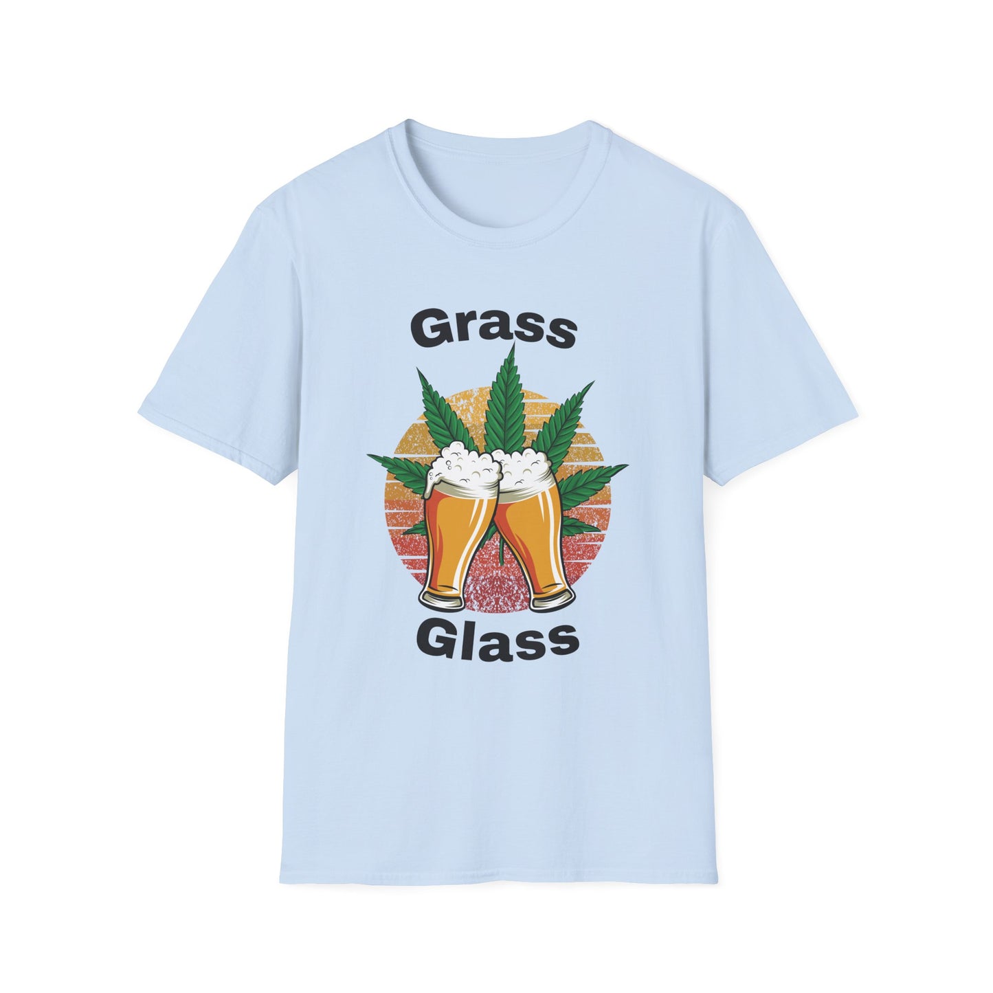 Funny glass & grass Unisex Shirt