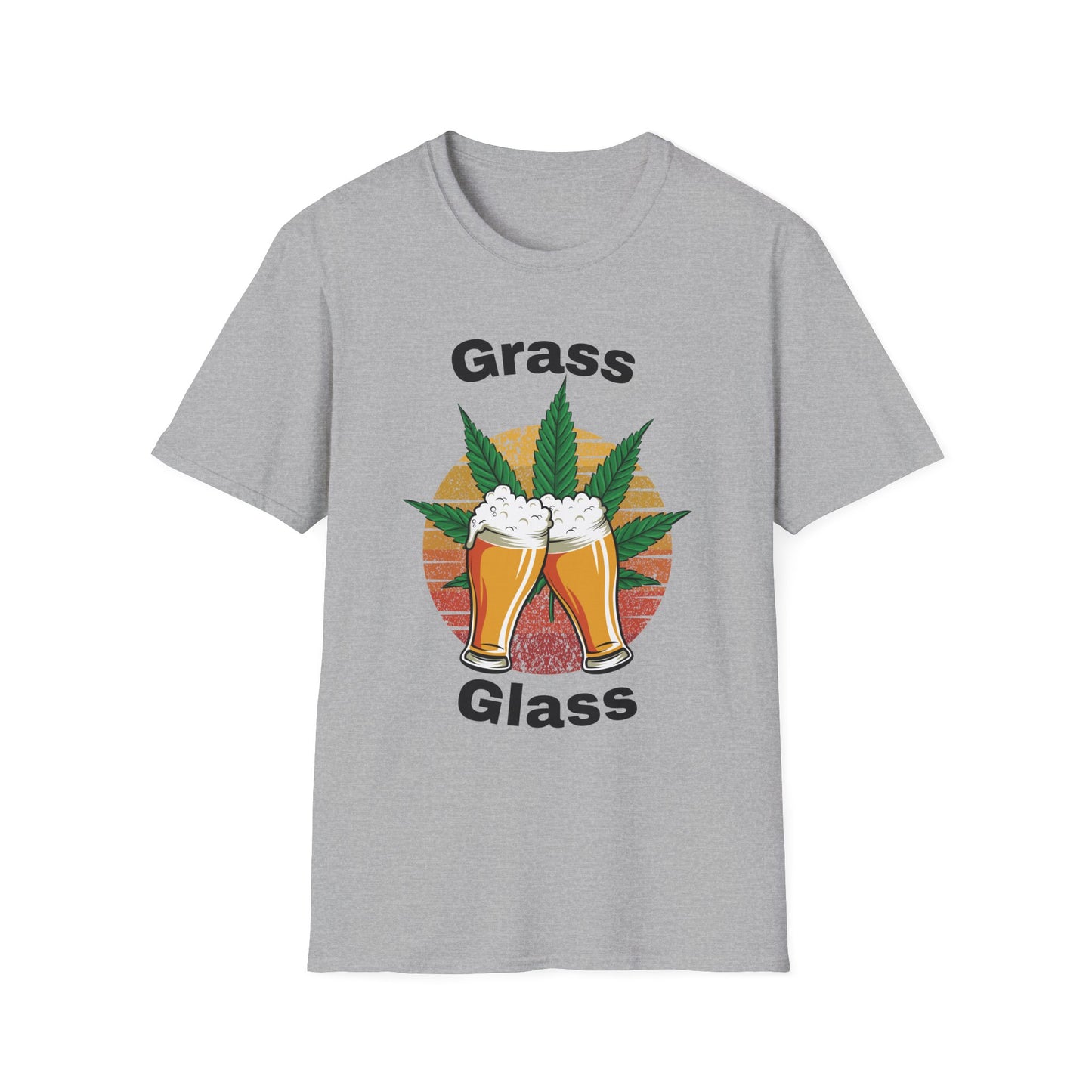 Funny glass & grass Unisex Shirt