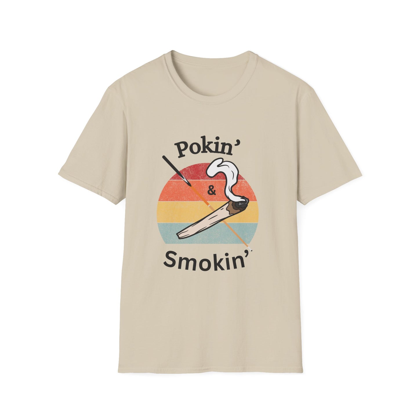 Funny pokin & smokin Unisex Biliiards/Pool Shirt