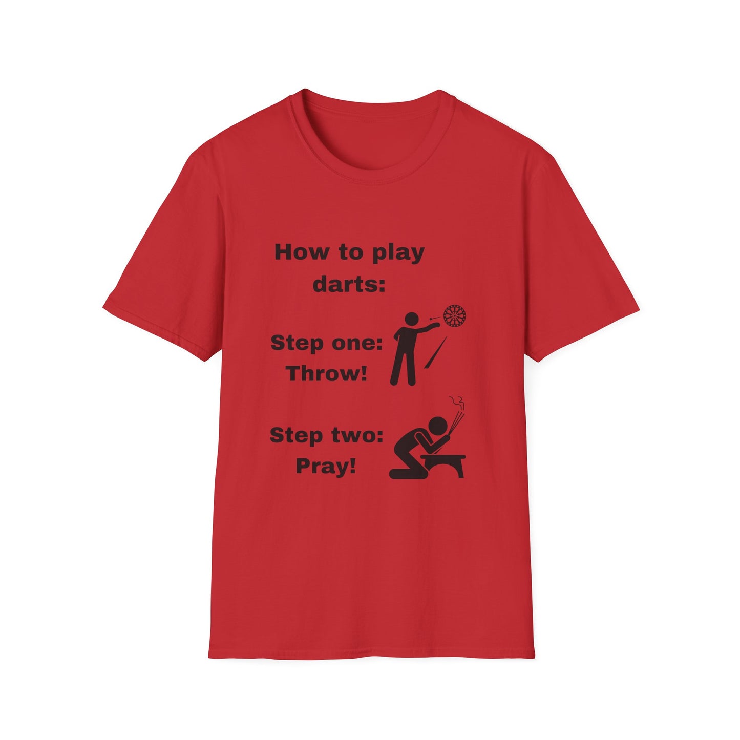 Funny how to play darts Unisex Darts Shirt