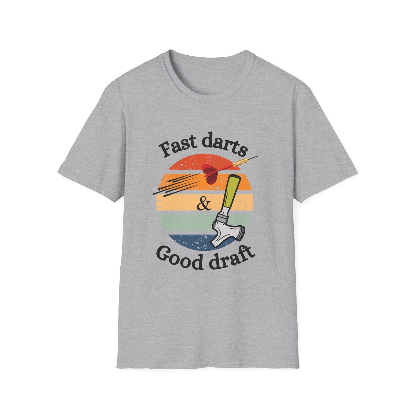 Funny fast darts good draft Unisex Darts Shirt