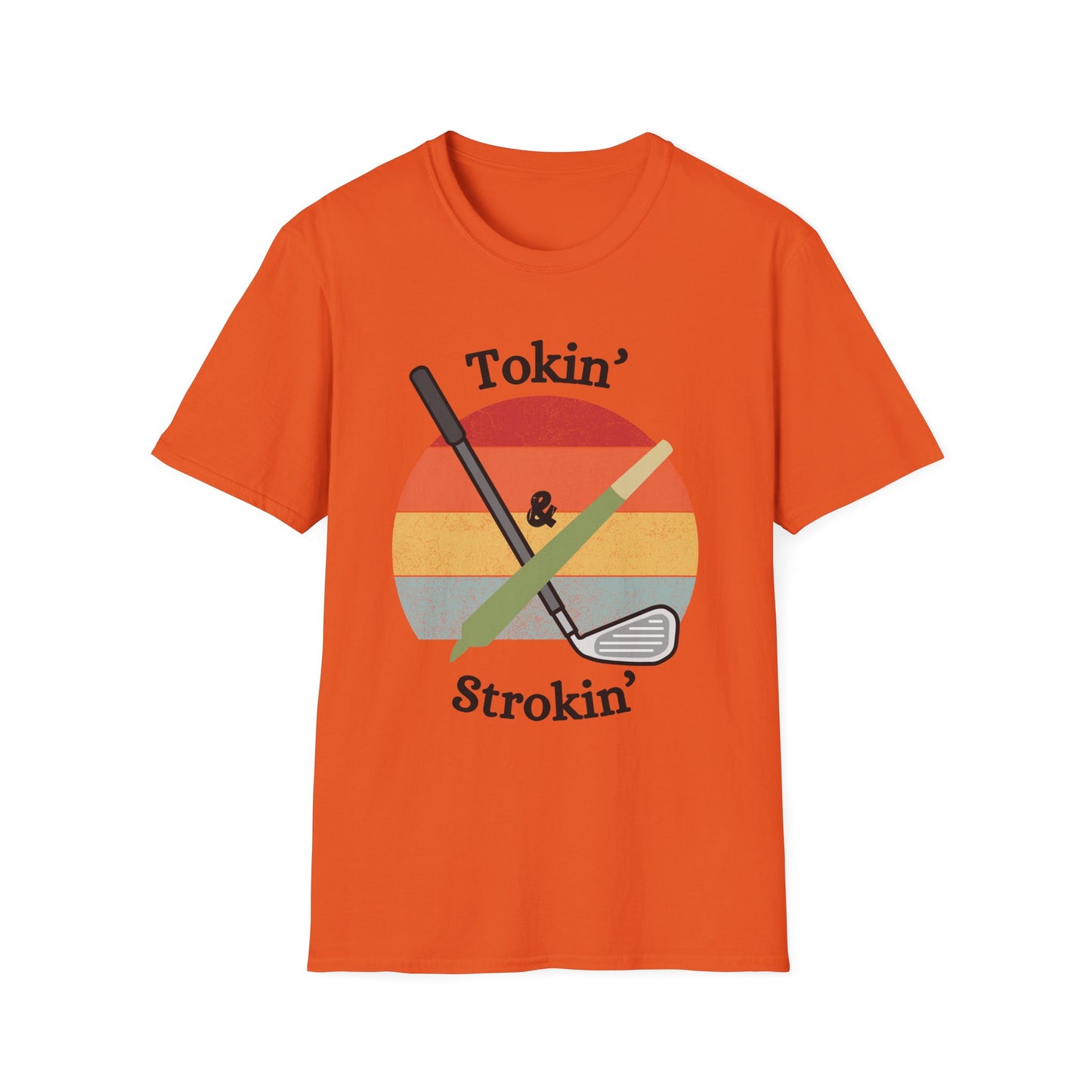 Funny tokin & strokin Unisex Golf Shirt