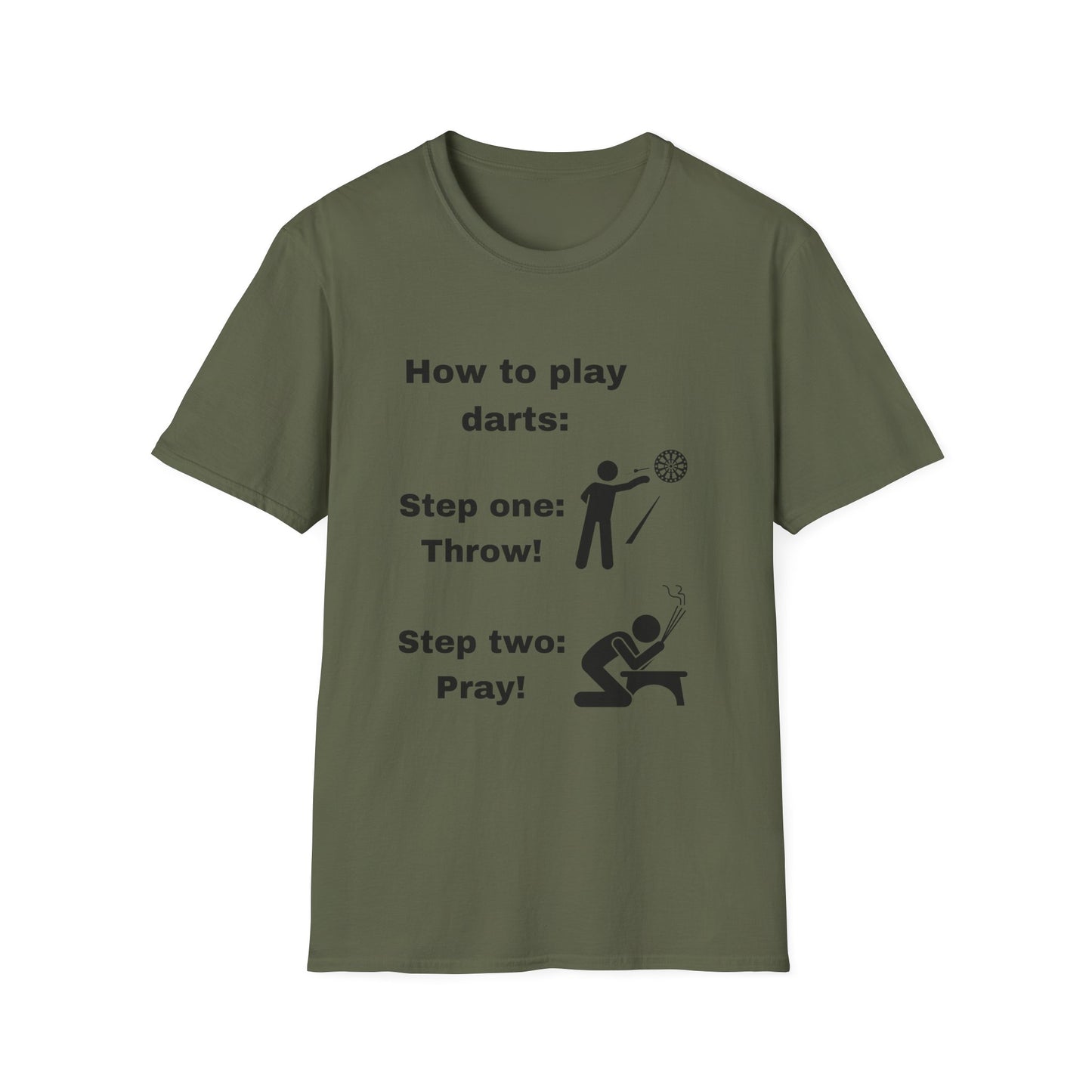 Funny how to play darts Unisex Darts Shirt