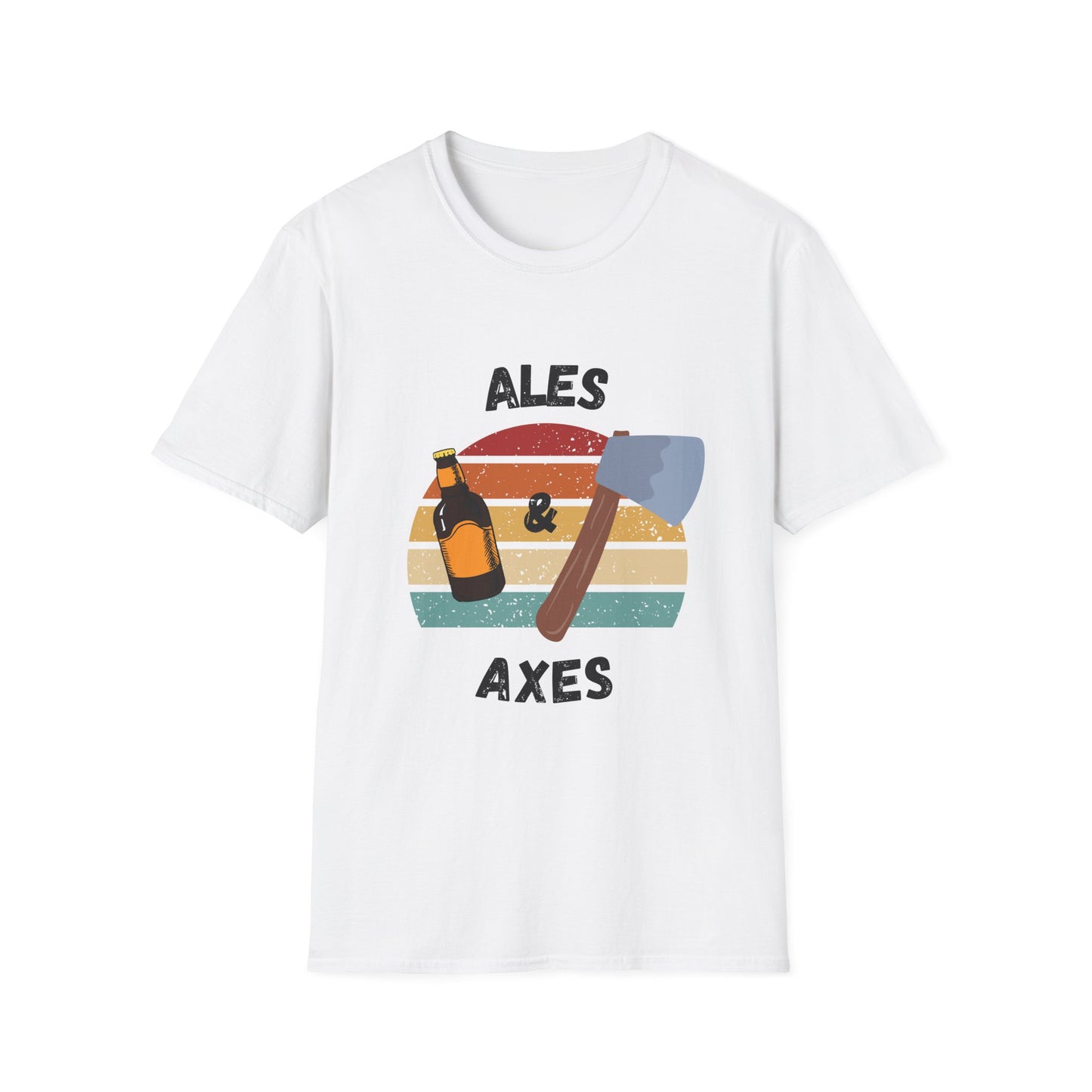 Funny ales & axes Unisex Axe throwing Shirt