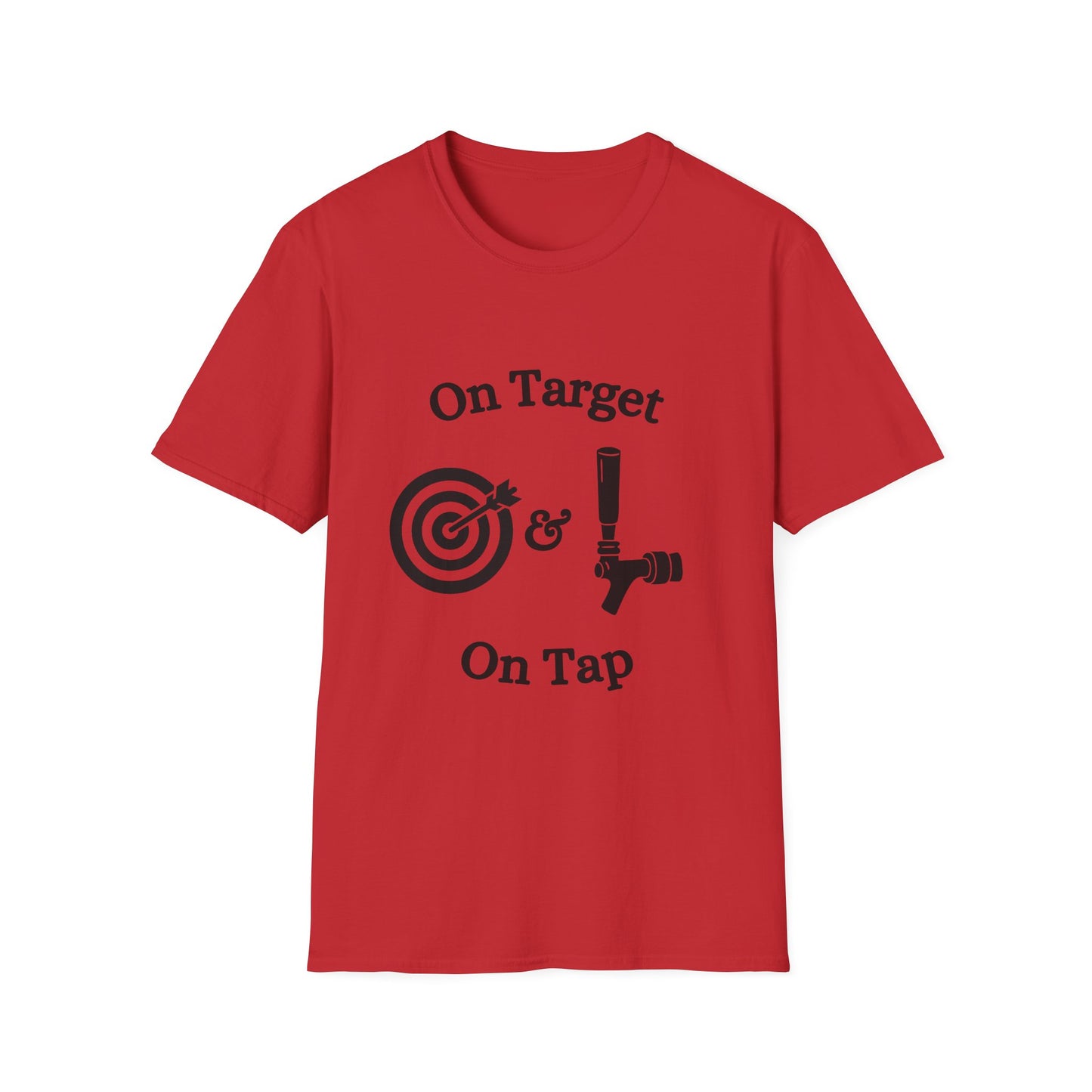 Funny on target & on tap Unisex Darts Shirt