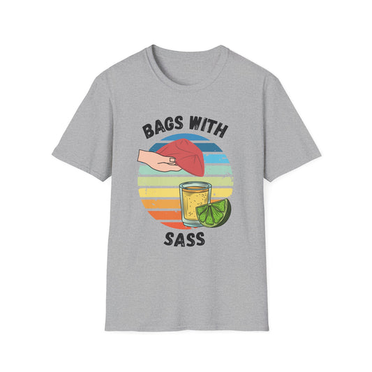 Funny bags with sass Unisex Cornhole Shirt