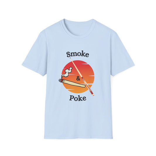 Funny smoke & poke Unisex Billiards/Pool Shirt